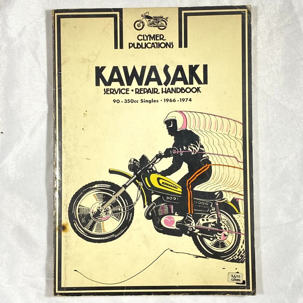 Clymer Kawasaki 90 350cc Singles Service Repair Handbook 1966 1974 Book M350